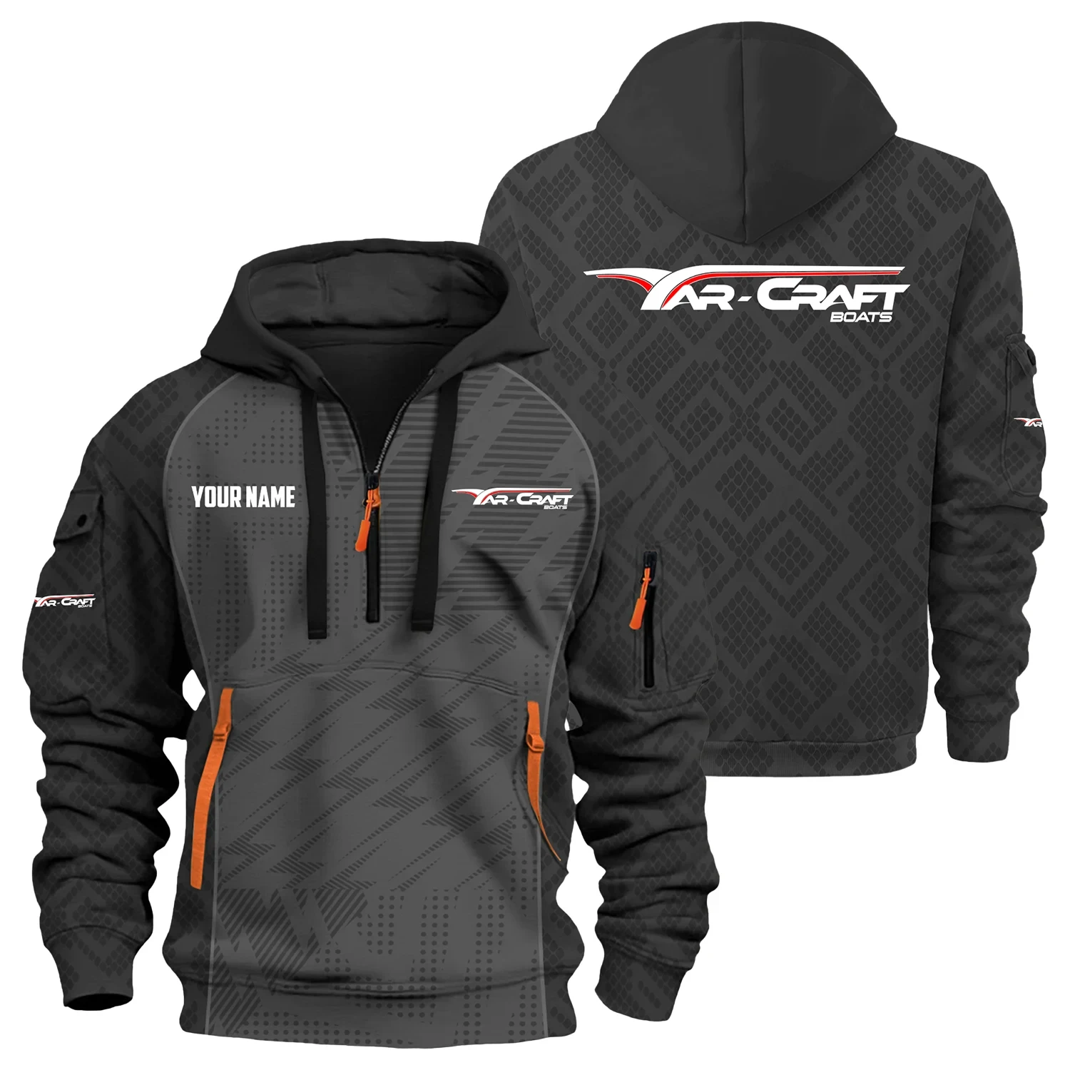 Yar-Craft Exclusive Hoodie Half Zipper TTFSHHZ3D0819C08YCZ