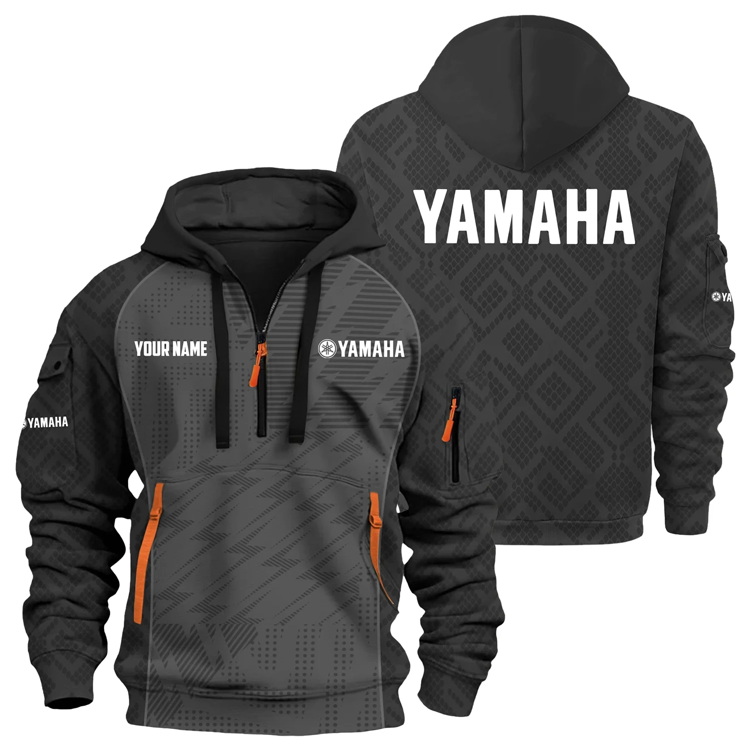 Yamaha Exclusive Hoodie Half Zipper TTFSHHZ3D0819C08YZ