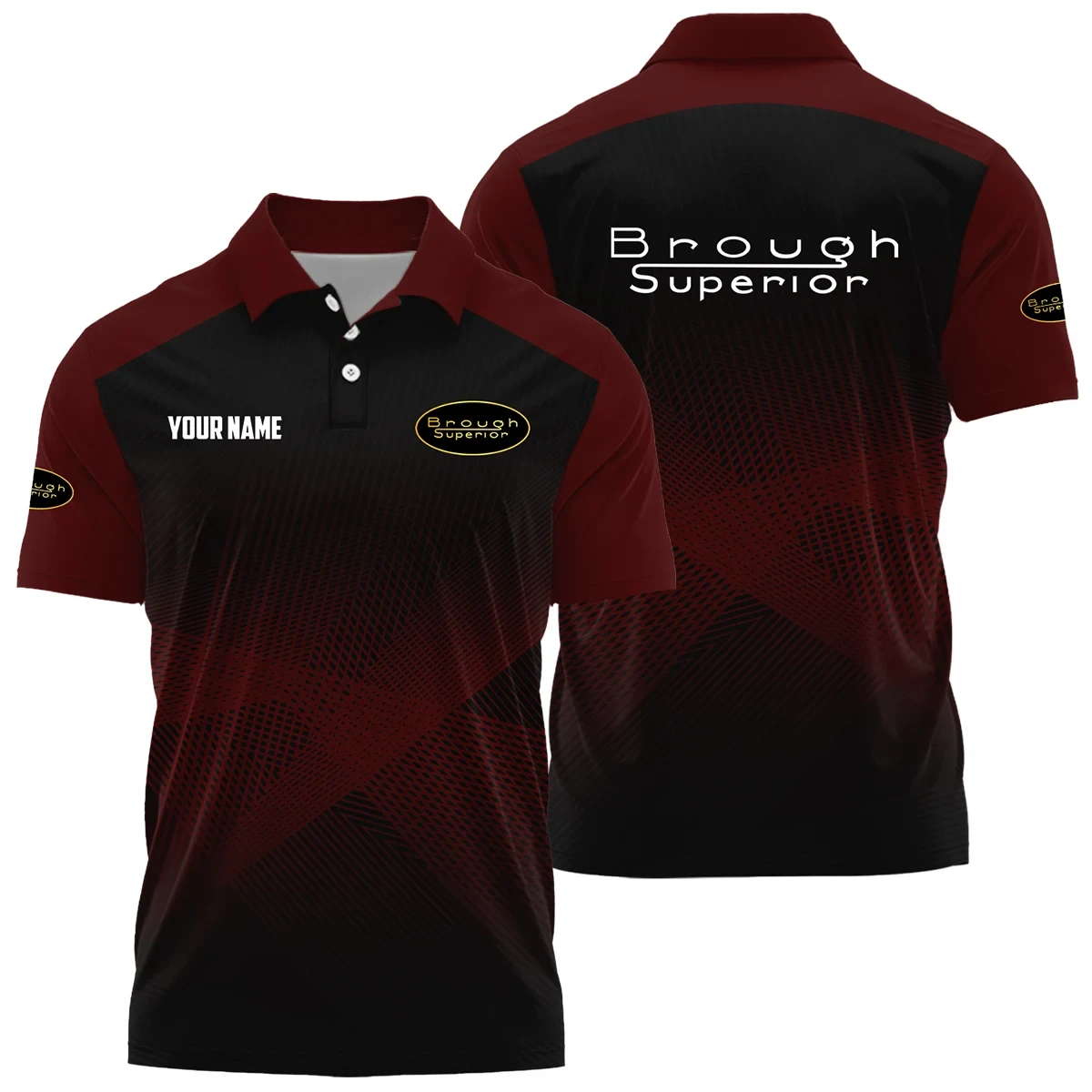 Brough Superior Exclusive Logo Polo Shirt OSMTBPLTS121102BGSZ – Brough Superior Polo Shirt