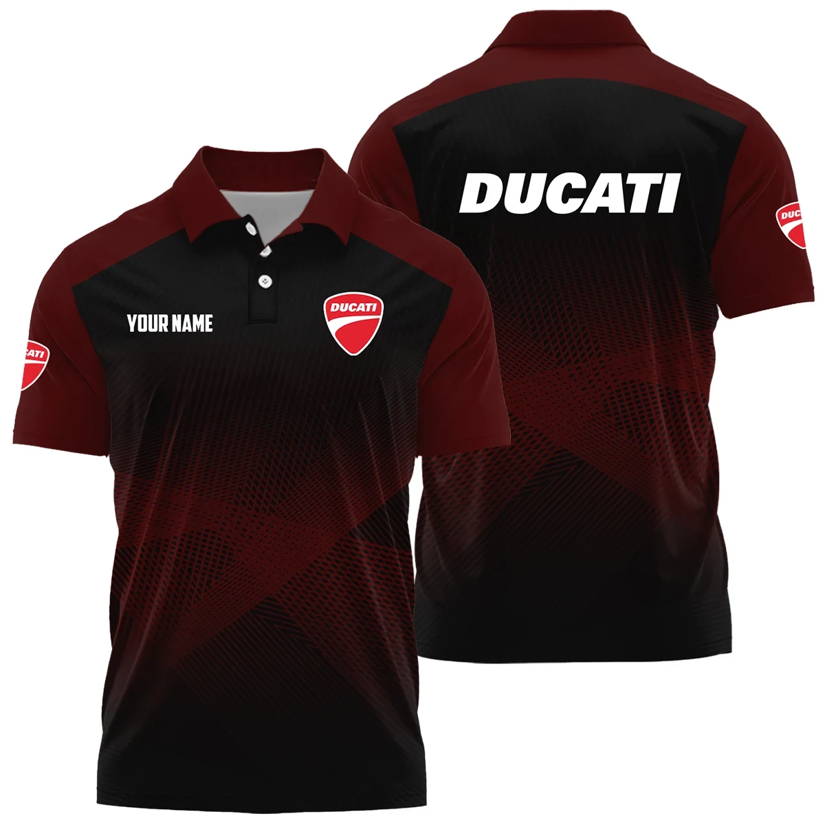 Ducati Exclusive Logo Polo Shirt OSMTBPLTS121102DCZ – Ducati Polo Shirt