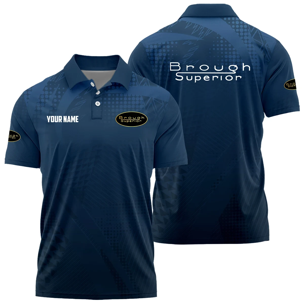 Brough Superior Exclusive Logo Polo Shirt OSMTBPLTS121107BGSZ – Brough Superior Polo Shirt