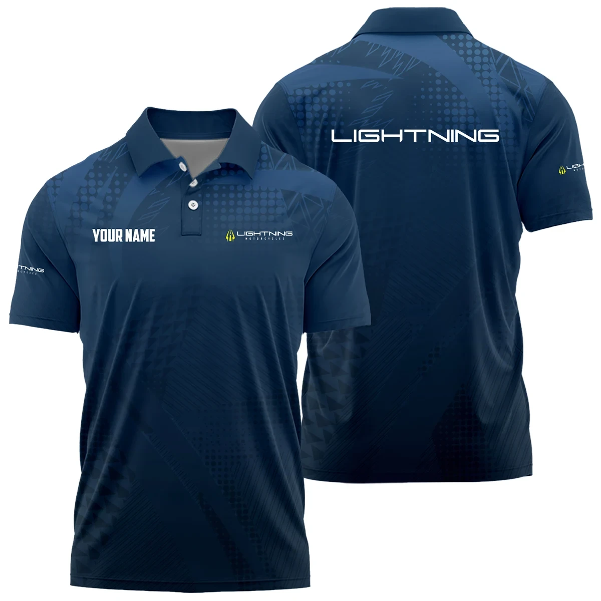 Lightning Motorcycles Exclusive Logo Polo Shirt OSMTBPLTS121107LMZ – Lightning Motorcycles Polo Shirt