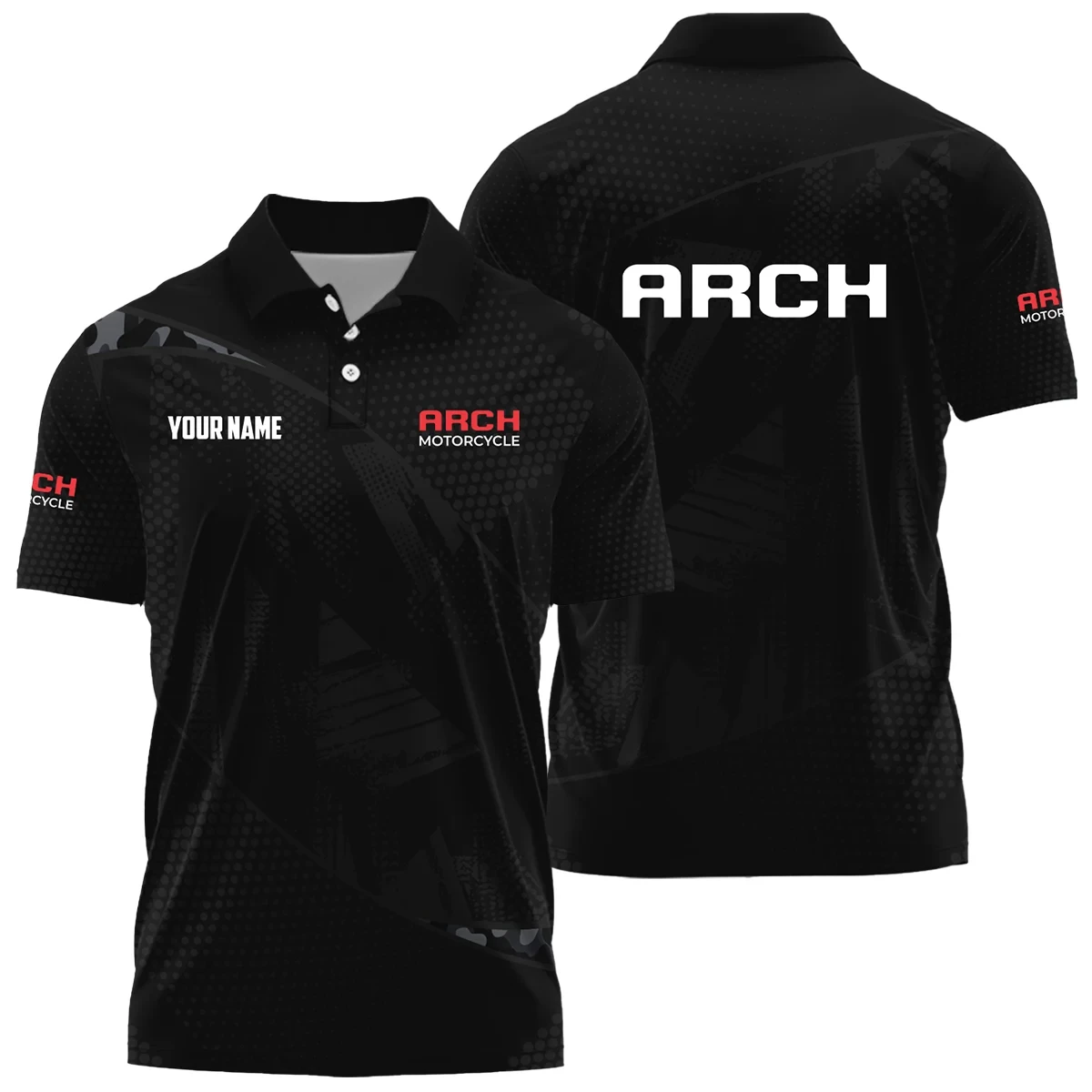 Arch Motorcycle Exclusive Logo Polo Shirt OSMTBPLTS121112AMZ – Arch Motorcycle Polo Shirt