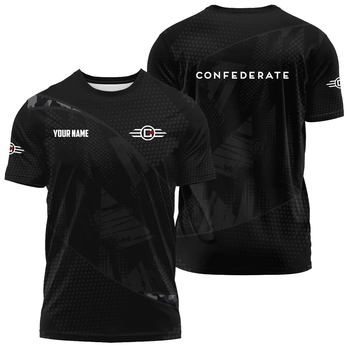 Confederate Motors Exclusive Logo T-Shirt OSMTBPLTS121112CMZ – Confederate Motors T-Shirt
