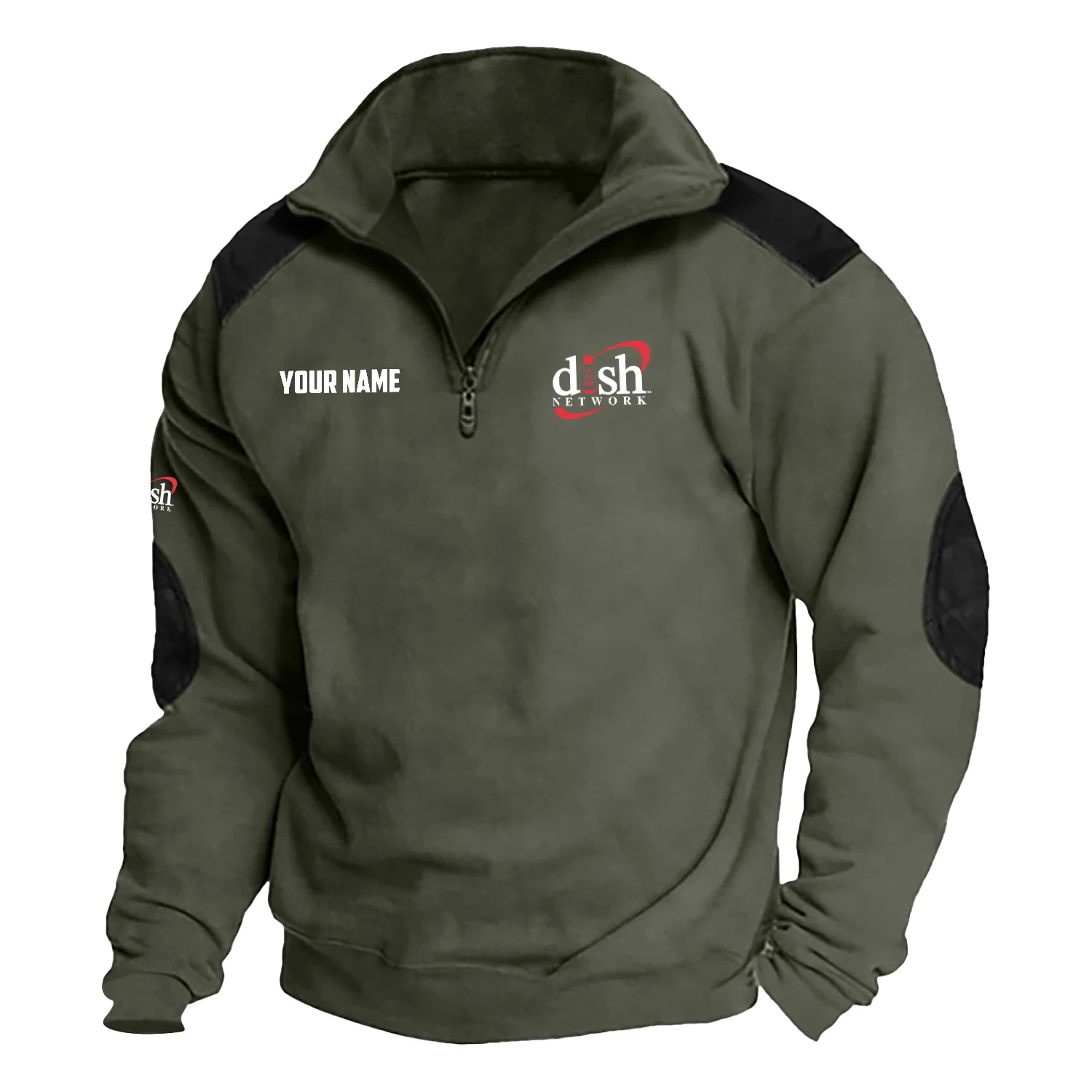 Dish Network Exclusive Logo Tactical Quarter-Zip Sweatshirt TOTTSCS1012DNZ – Dish Network Sweatshirt