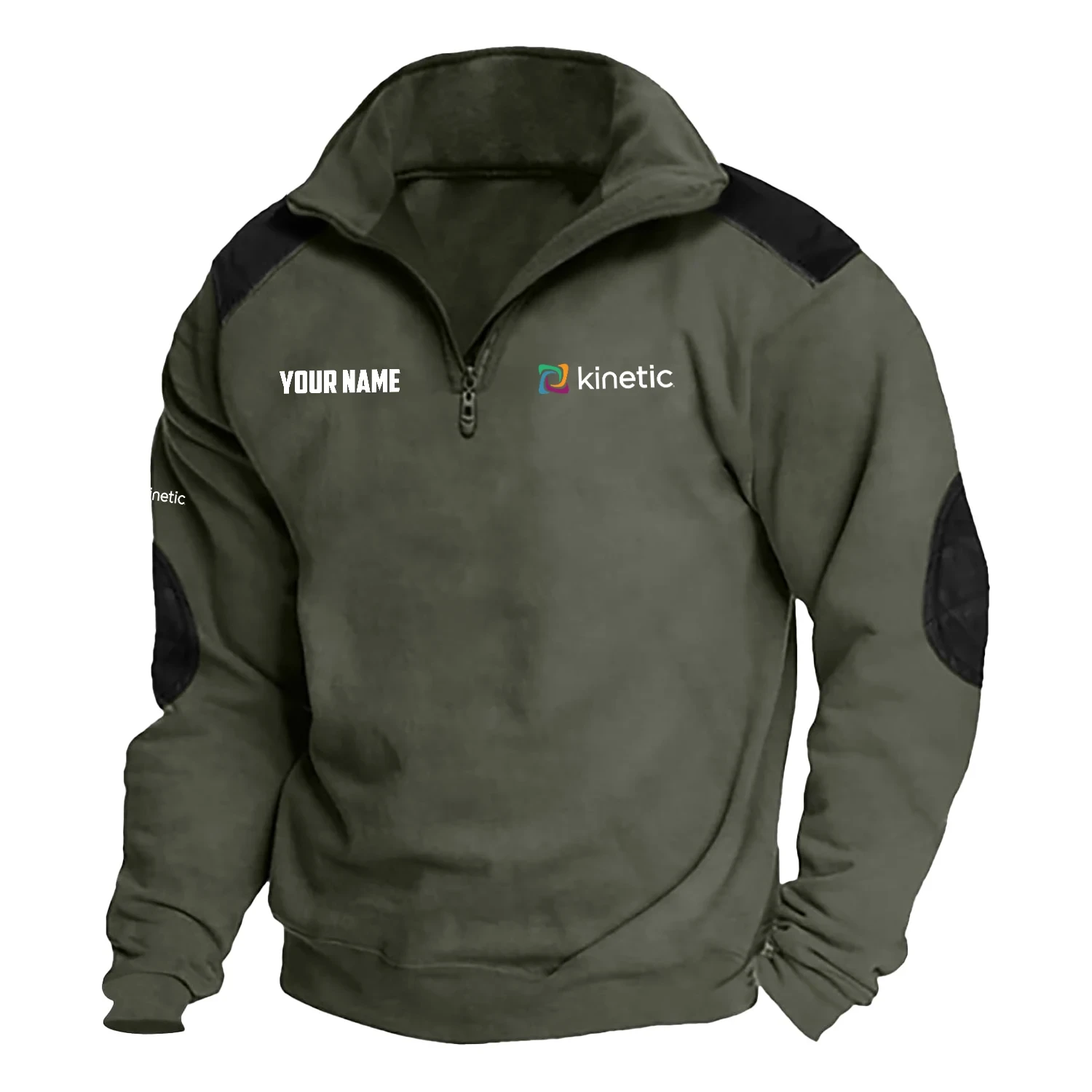 Kinetic Exclusive Logo Tactical Quarter-Zip Sweatshirt TOTTSCS1012KWZ – Kinetic Sweatshirt