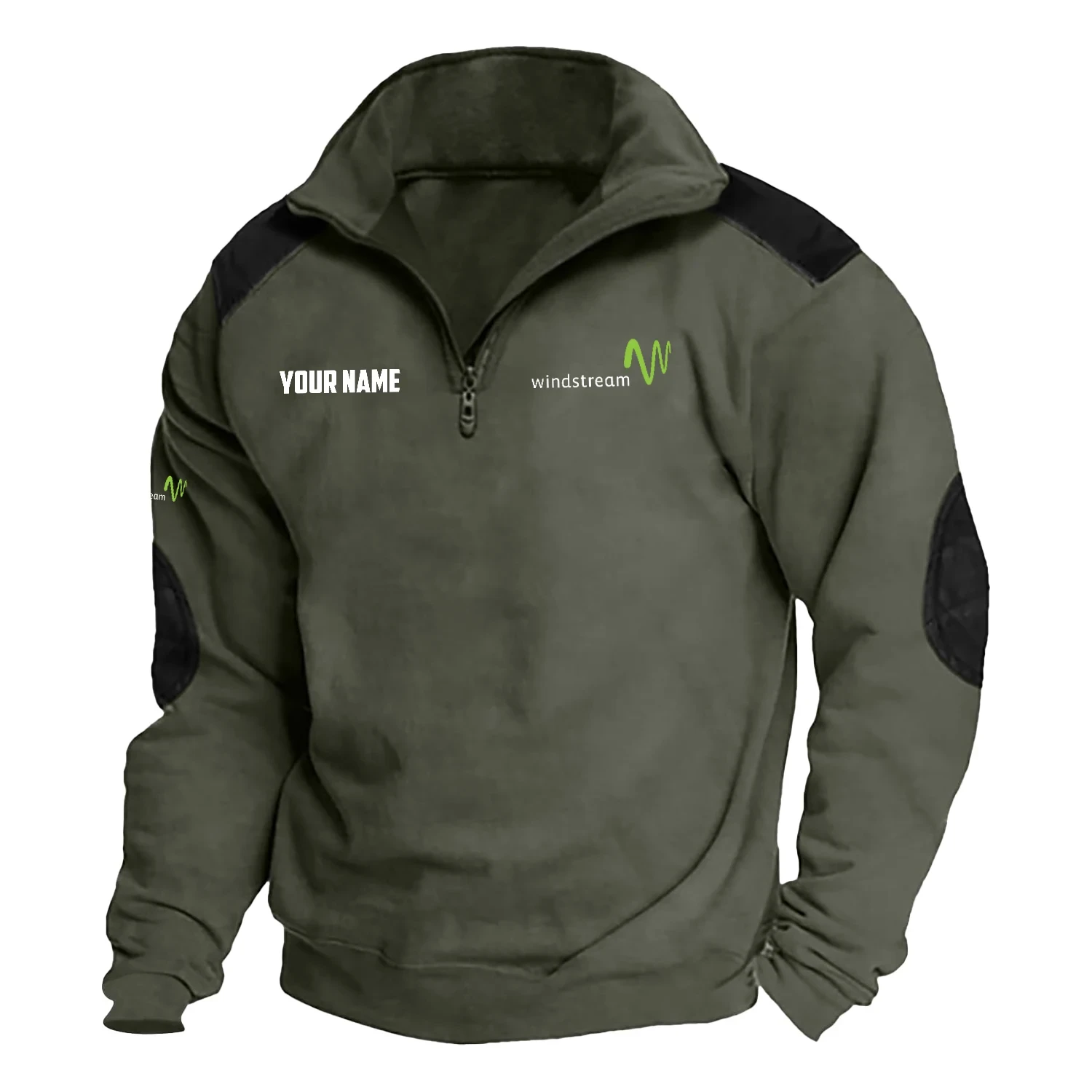 Windstream Exclusive Logo Tactical Quarter-Zip Sweatshirt TOTTSCS1012WTZ – Windstream Sweatshirt