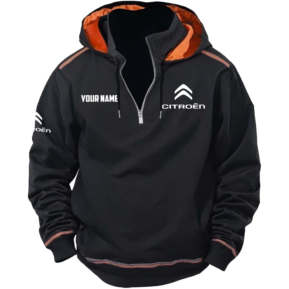 Citroën Exclusive Logo Tactical Hooded Sweatshirt OUFACBHS0819CNTZ – Citroën Sweatshirt