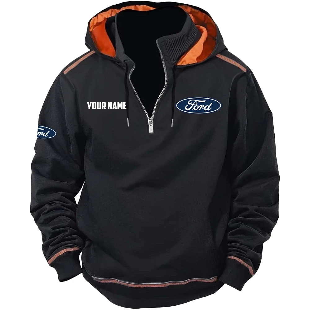 Ford Exclusive Logo Tactical Hooded Sweatshirt OUFACBHS0819F1Z – Ford Sweatshirt