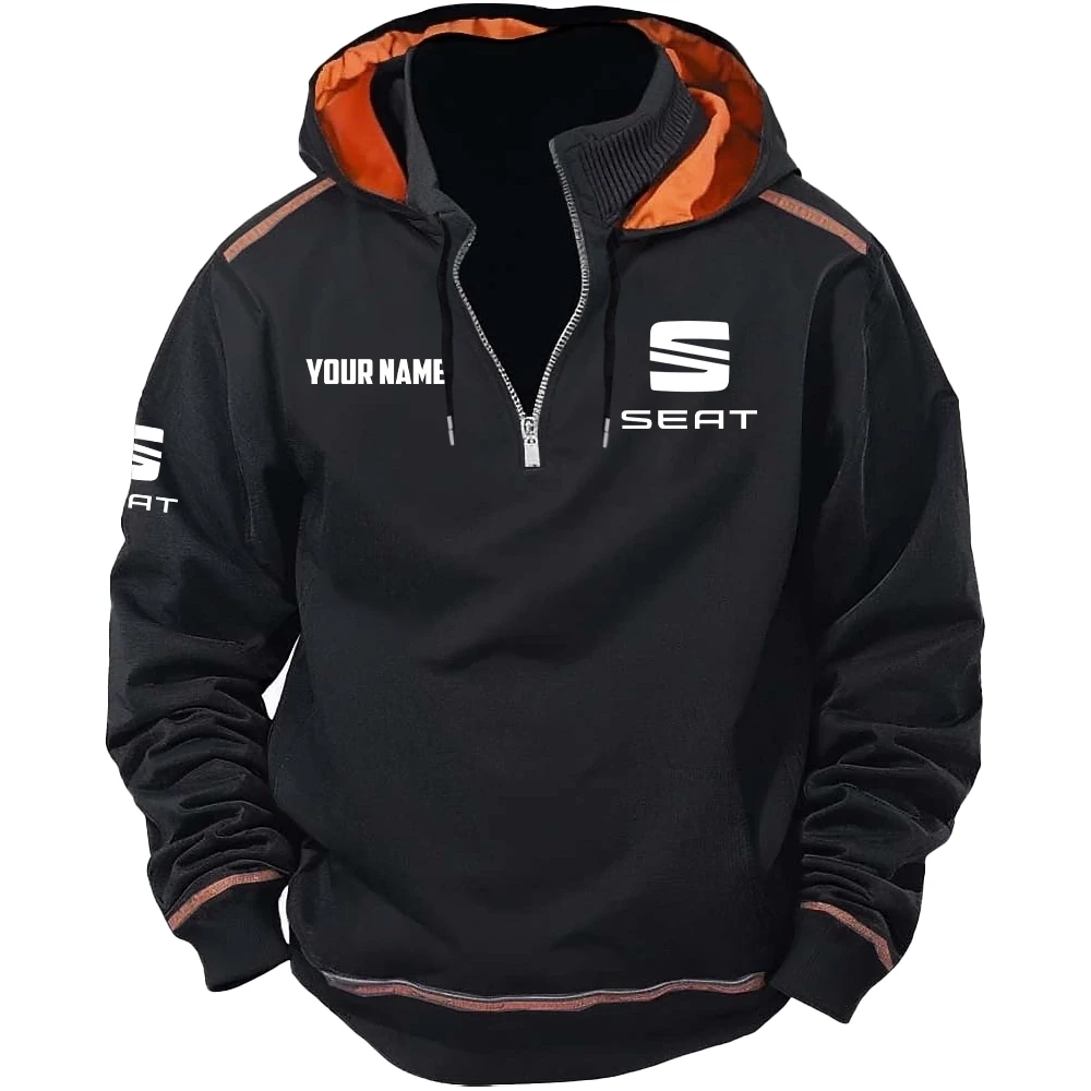SEAT Cars Exclusive Logo Tactical Hooded Sweatshirt OUFACBHS0819SETZ – SEAT Cars Sweatshirt
