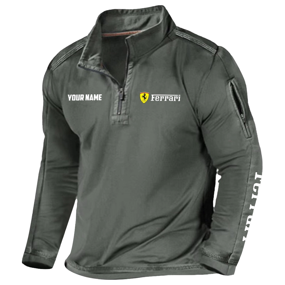 Ferrari Exclusive Logo Tactical Outdoor Sweatshirt OUFAH1300819FIZ – Ferrari Sweatshirt