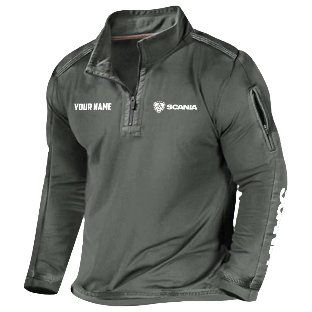 Scania Exclusive Logo Tactical Outdoor Sweatshirt OUFAH1300819SCZ – Scania Sweatshirt