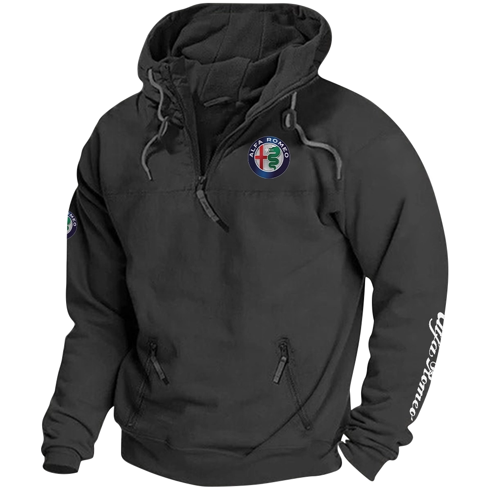 Alfa Romeo Exclusive Logo Tactical Quarterzip Hoodie OUFAH1880819AFZ – Alfa Romeo Hoodie Alfa Romeo Exclusive Logo Tactical Quarterzip Hoodie OUFAH1880819AFZ – Alfa Romeo Hoodie