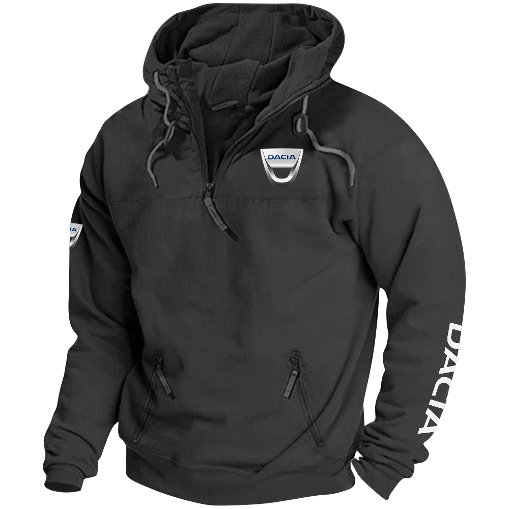 Dacia Exclusive Logo Tactical Quarterzip Hoodie OUFAH1880819DACZ – Dacia Hoodie