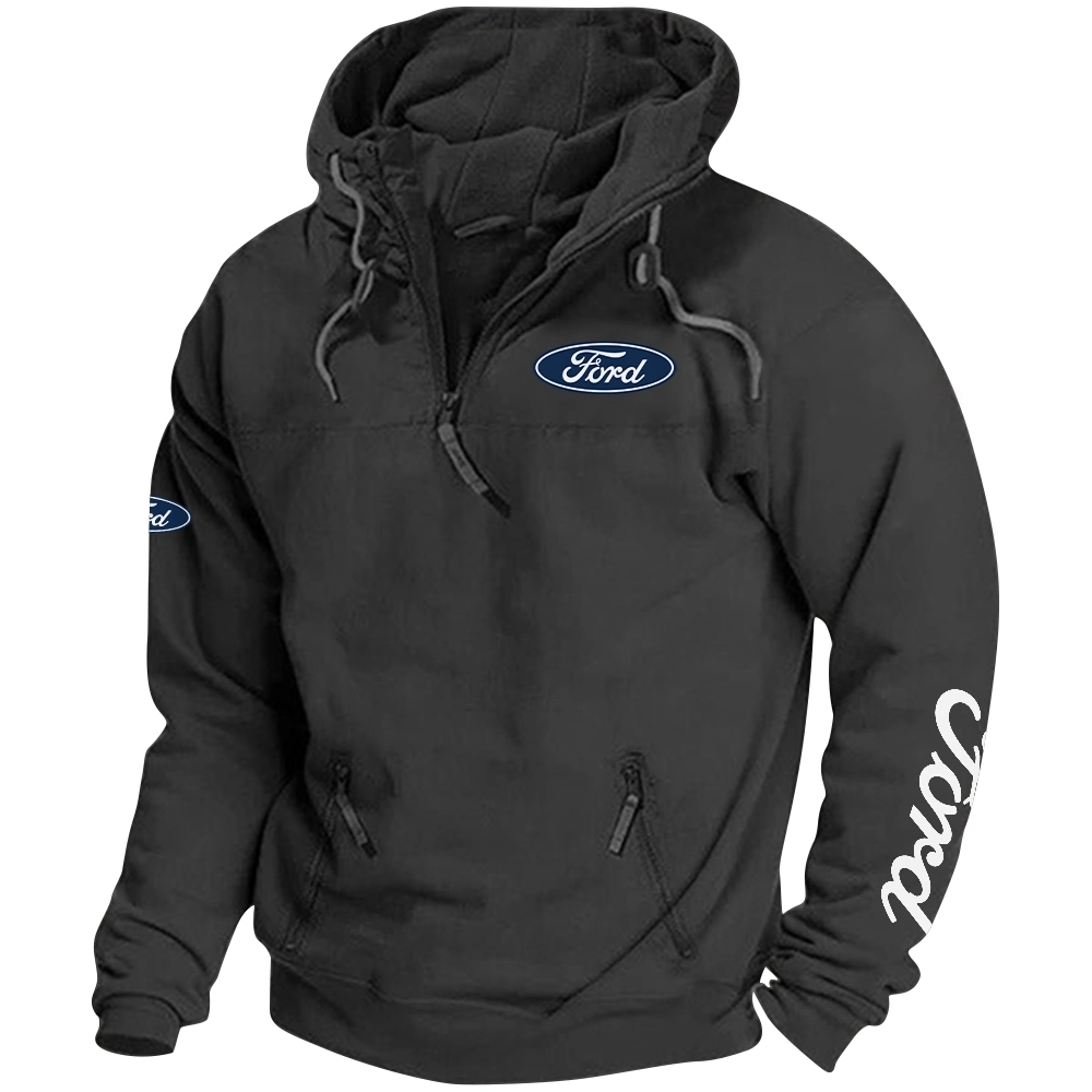 Ford Exclusive Logo Tactical Quarterzip Hoodie OUFAH1880819F1Z – Ford Hoodie