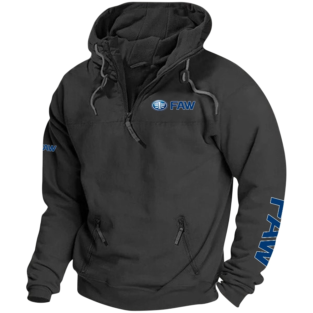 FAW Exclusive Logo Tactical Quarterzip Hoodie OUFAH1880819FAZ – FAW Hoodie