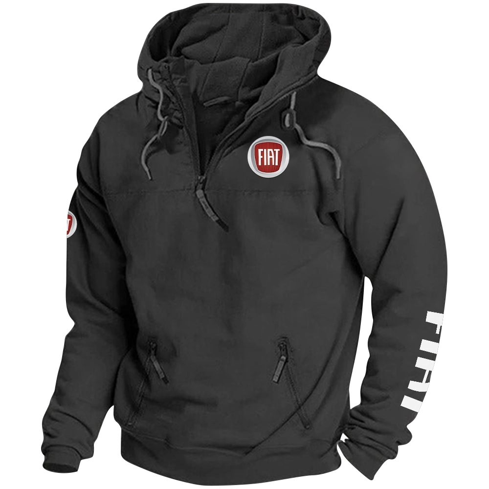 Fiat Exclusive Logo Tactical Quarterzip Hoodie OUFAH1880819FTZ – Fiat Hoodie