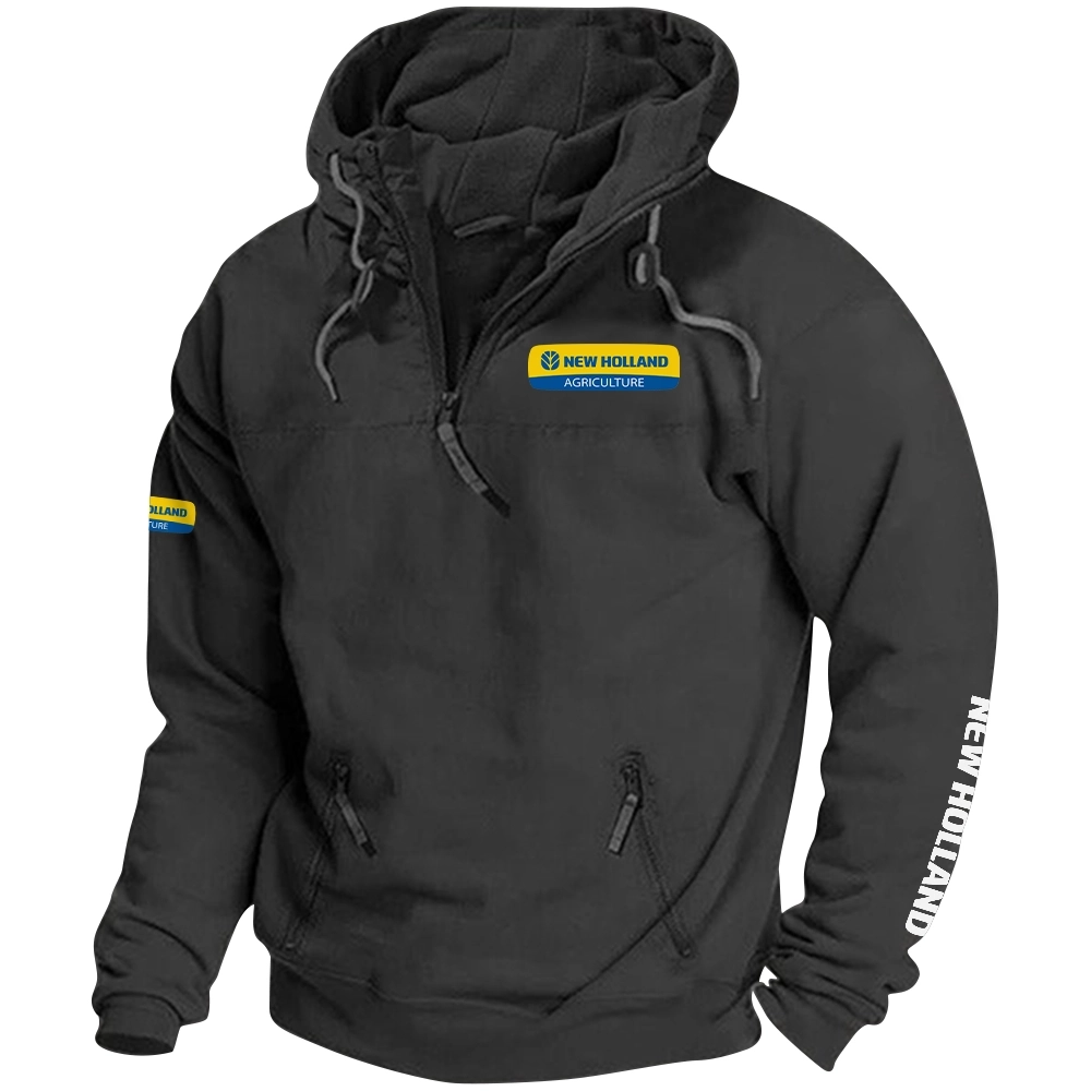 New Holland Exclusive Logo Tactical Quarterzip Hoodie OUFAH1880819NHZ – New Holland Hoodie