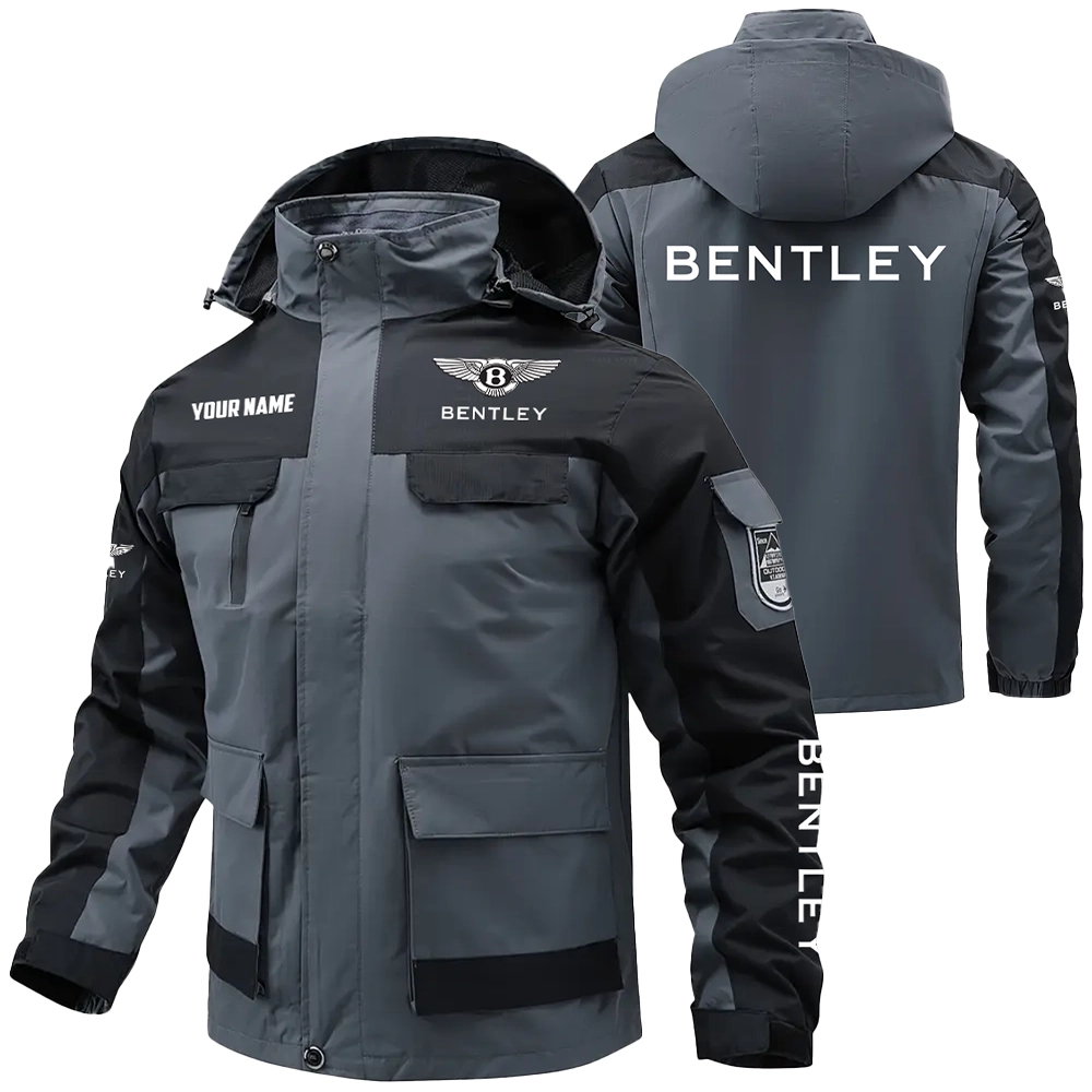 Bentley Exclusive Logo Water Resistant Outdoor Jacket Detachable Hood OUFAV203A0819BYZ – Bentley Jacket