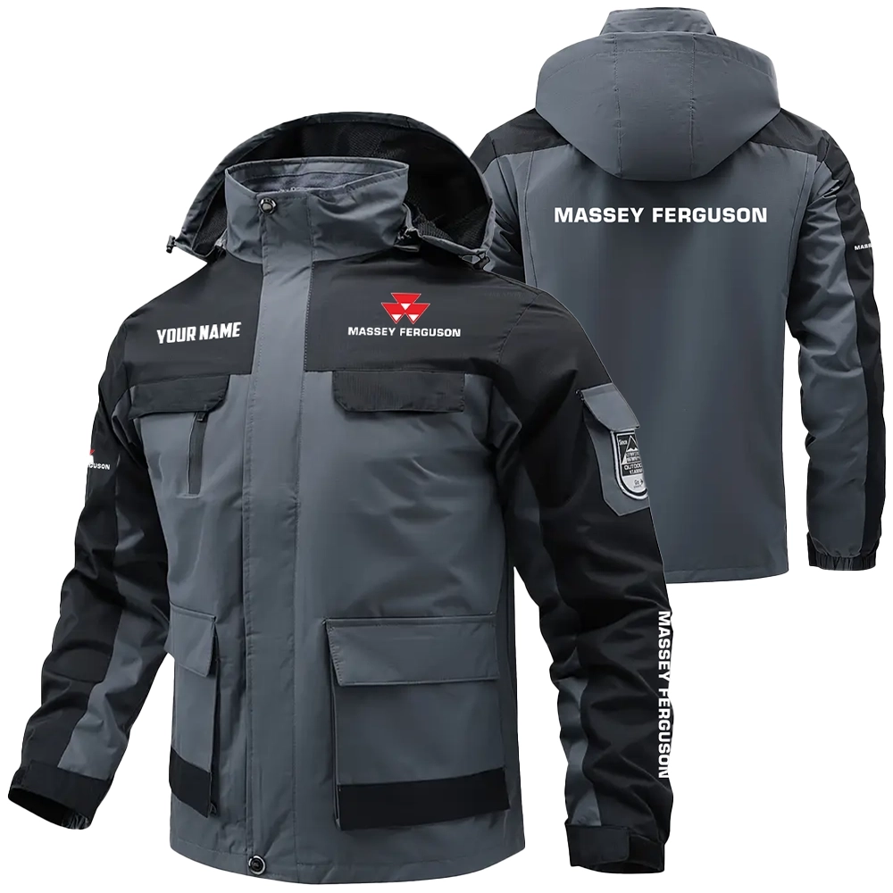Massey Ferguson Exclusive Logo Water Resistant Outdoor Jacket Detachable Hood OUFAV203A0819MFZ – Massey Ferguson Jacket Massey Ferguson Exclusive Logo Water Resistant Outdoor Jacket Detachable Hood OUFAV203A0819MFZ – Massey Ferguson Jacket