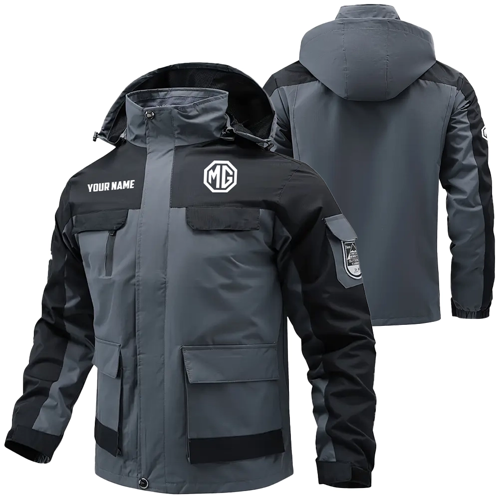MG Cars Exclusive Logo Water Resistant Outdoor Jacket Detachable Hood OUFAV203A0819MGZ – MG Cars Jacket MG Cars Exclusive Logo Water Resistant Outdoor Jacket Detachable Hood OUFAV203A0819MGZ – MG Cars Jacket