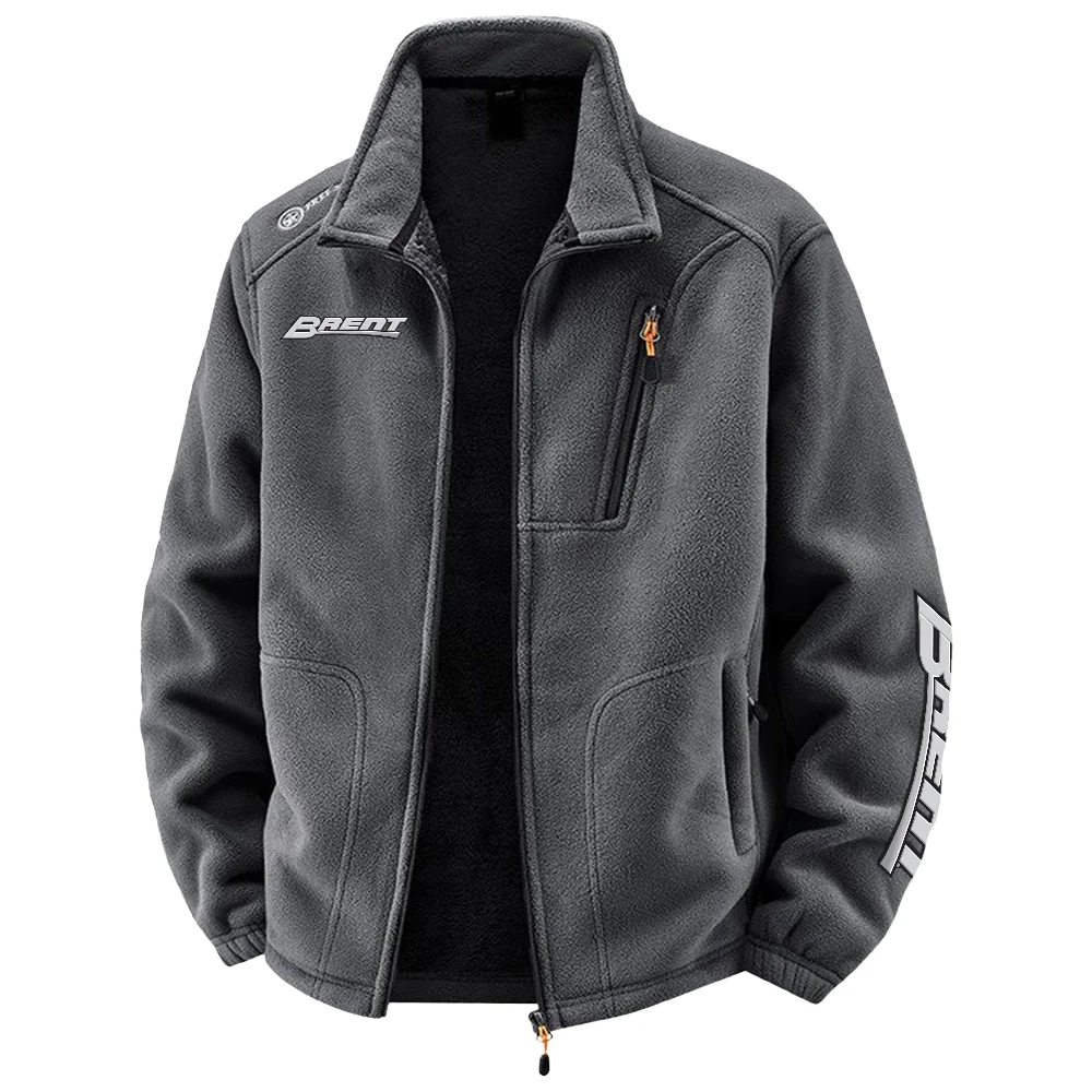 Brent Exclusive Logo Plush Fleece Jacket OUFAV2090819BRZ – Brent Jacket