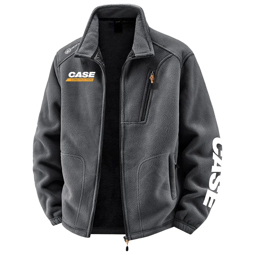 Case Construction Exclusive Logo Plush Fleece Jacket OUFAV2090819CCZ – Case Construction Jacket