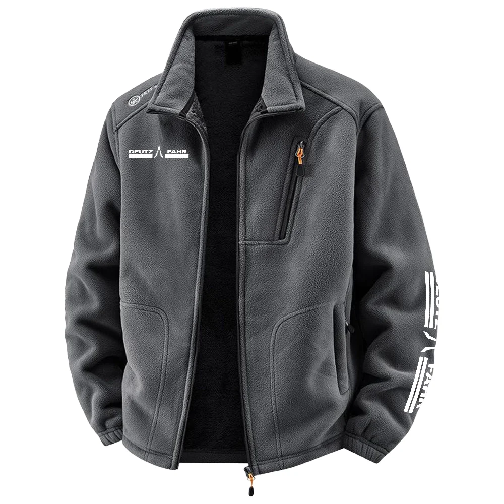 Deutz-Fahr Exclusive Logo Plush Fleece Jacket OUFAV2090819DFZ – Deutz-Fahr Jacket