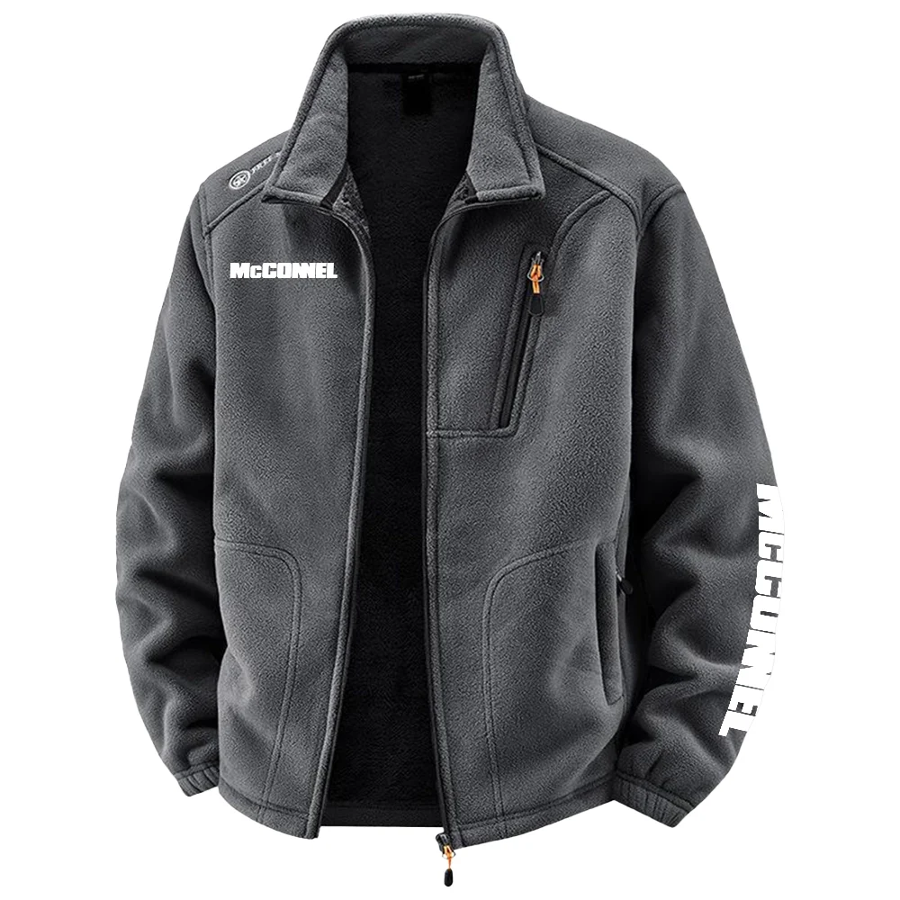 McConnel Exclusive Logo Plush Fleece Jacket OUFAV2090819MEZ – McConnel Jacket