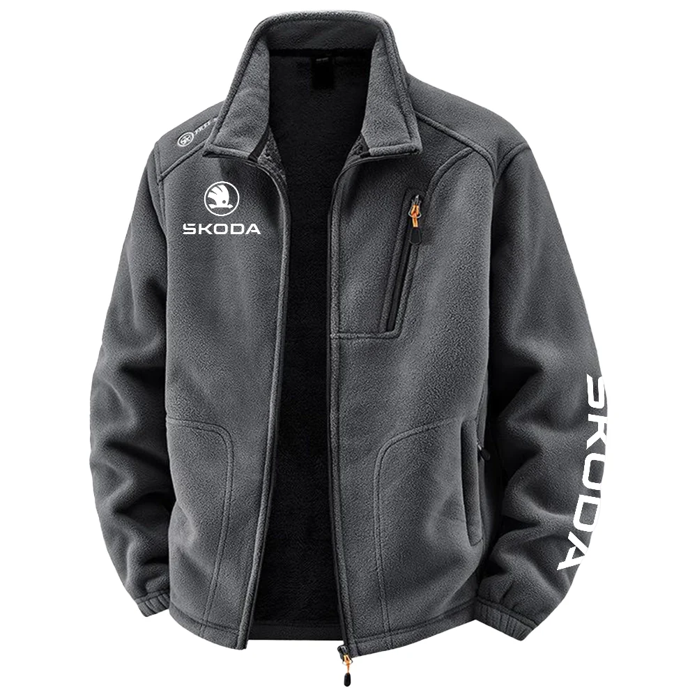 Skoda Exclusive Logo Plush Fleece JacketOUFAV2090819SKOZ – Skoda Jacket