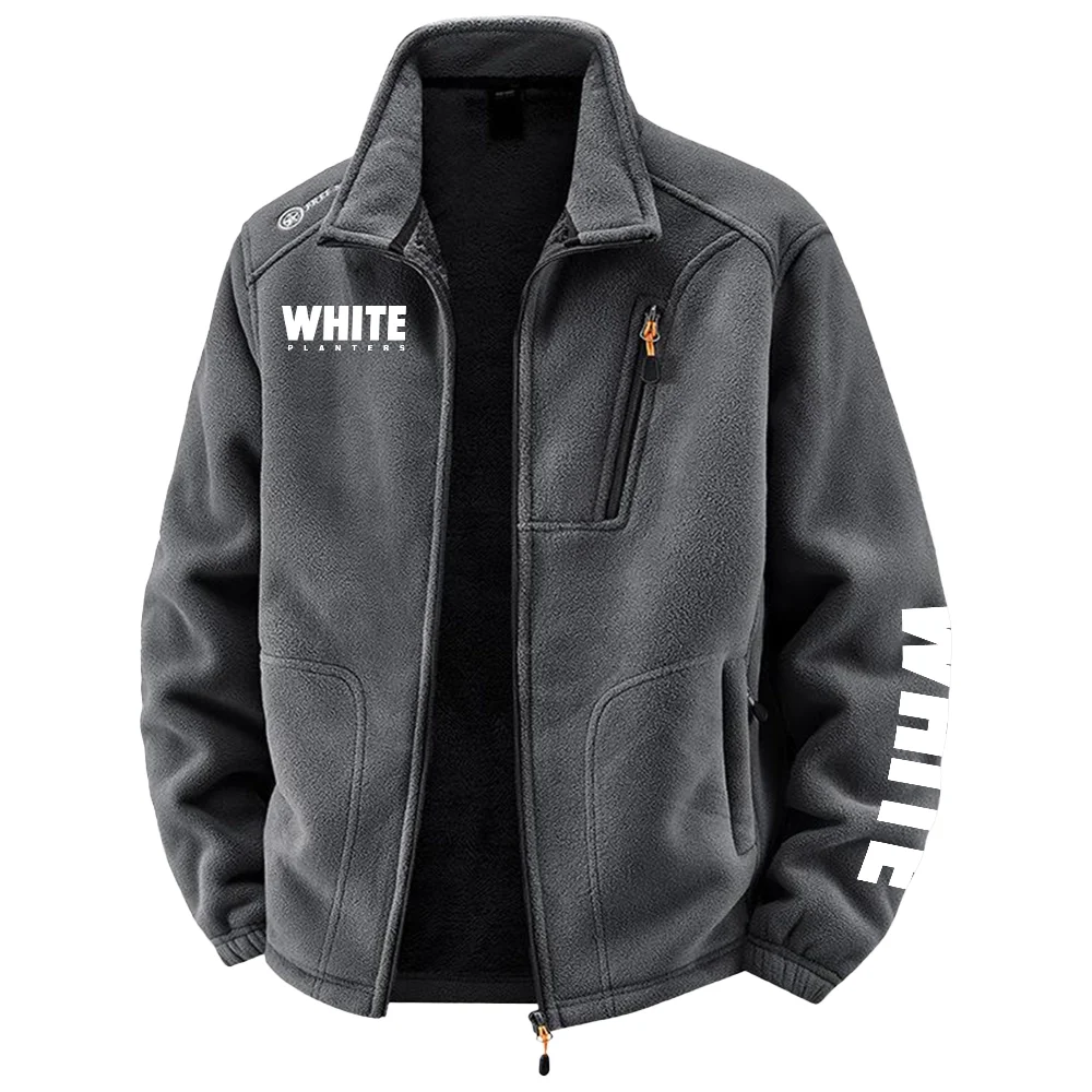 White Planters Exclusive Logo Plush Fleece Jacket OUFAV2090819WPZ – White Planters Jacket White Planters Exclusive Logo Plush Fleece Jacket OUFAV2090819WPZ – White Planters Jacket