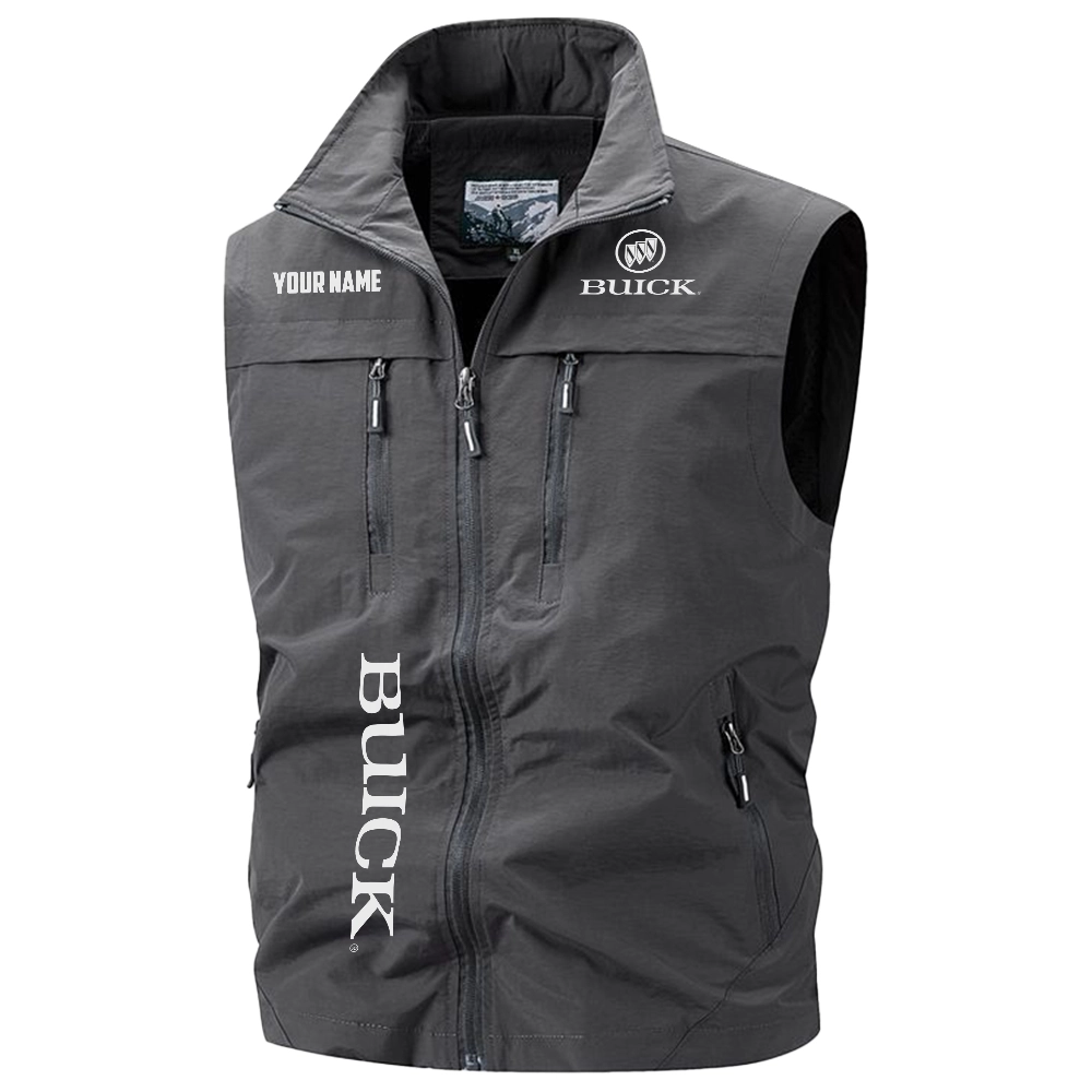Buick Exclusive Logo Multi-Pocket Sleeveless Vest OUFAV2100819BKZ – Buick Vest