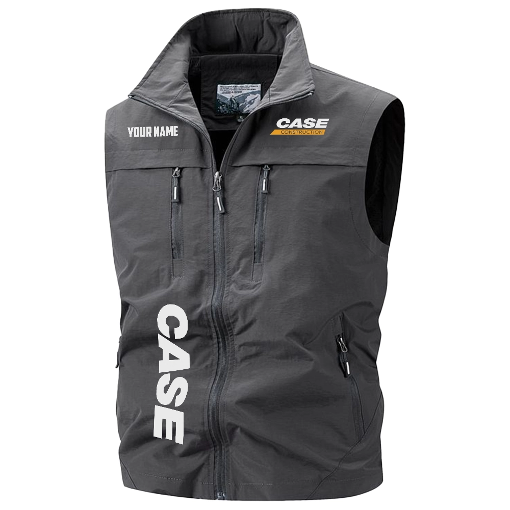 Case Construction Exclusive Logo Multi-Pocket Sleeveless Vest OUFAV2100819CCZ – Case Construction Vest