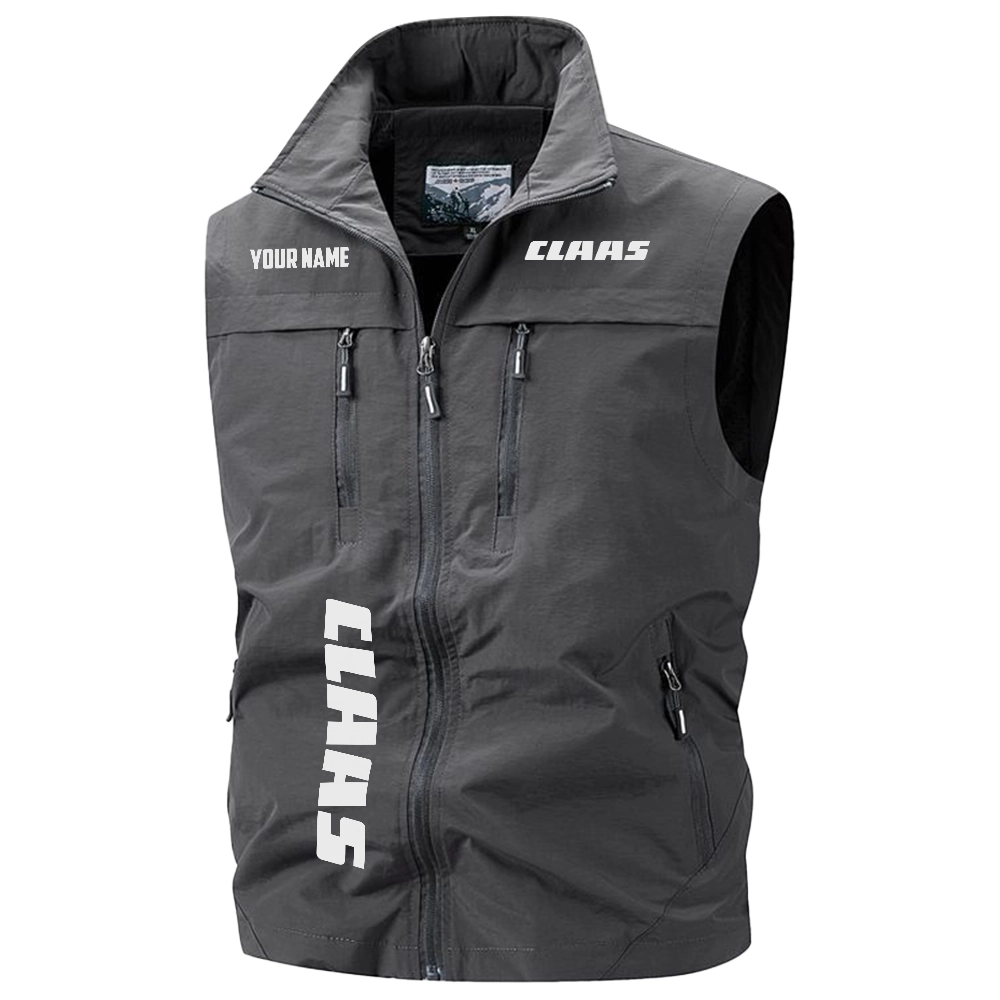 Claas Exclusive Logo Multi-Pocket Sleeveless Vest OUFAV2100819CLZ – Claas Vest