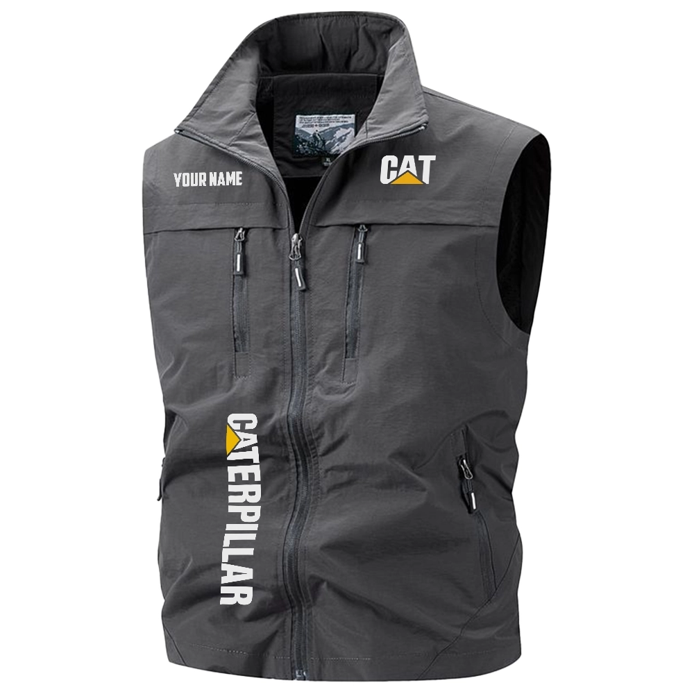 Caterpillar Exclusive Logo Multi-Pocket Sleeveless Vest OUFAV2100819CTZ – Caterpillar Vest