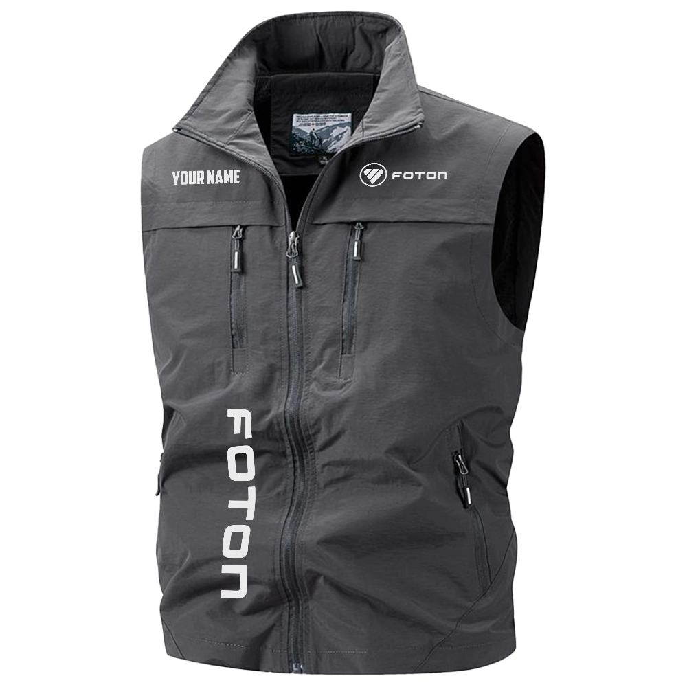 Foton Exclusive Logo Multi-Pocket Sleeveless Vest OUFAV2100819FOZ – Foton Vest Foton Exclusive Logo Multi-Pocket Sleeveless Vest OUFAV2100819FOZ – Foton Vest