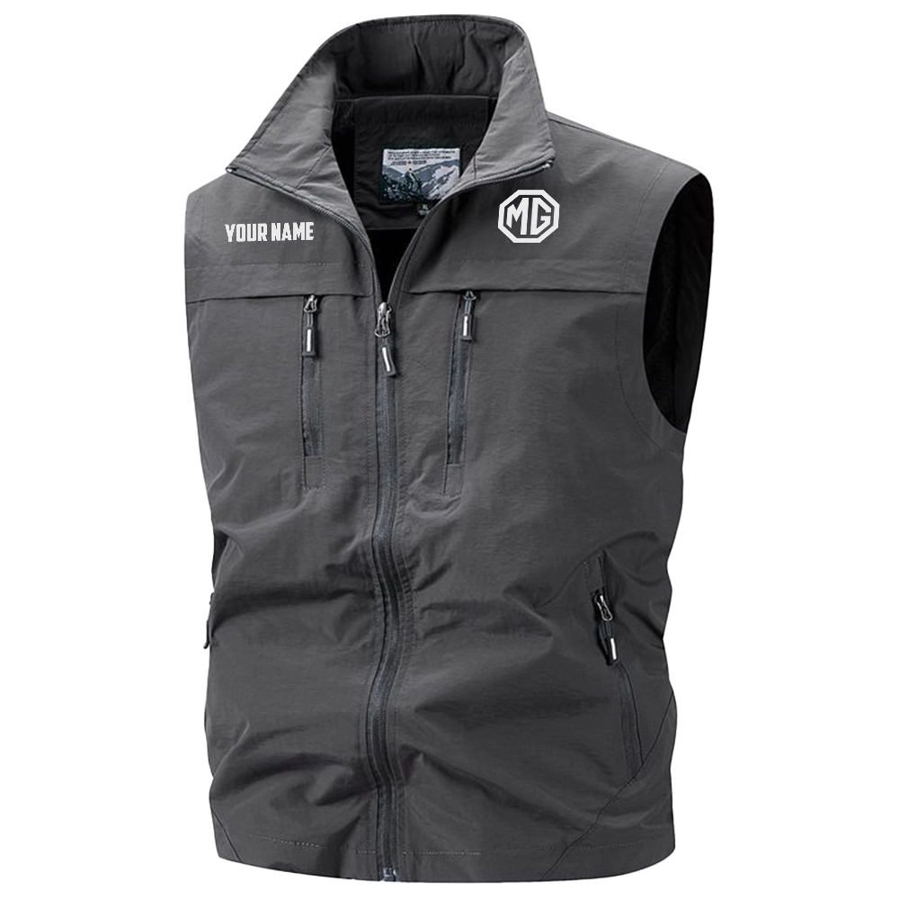 MG Cars Exclusive Logo Multi-Pocket Sleeveless Vest OUFAV2100819MGZ – MG Cars Vest MG Cars Exclusive Logo Multi-Pocket Sleeveless Vest OUFAV2100819MGZ – MG Cars Vest