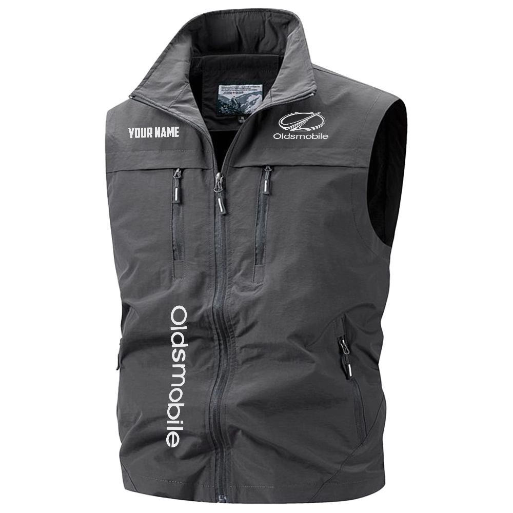 Oldsmobile Exclusive Logo Multi-Pocket Sleeveless Vest OUFAV2100819OSZ – Oldsmobile Vest