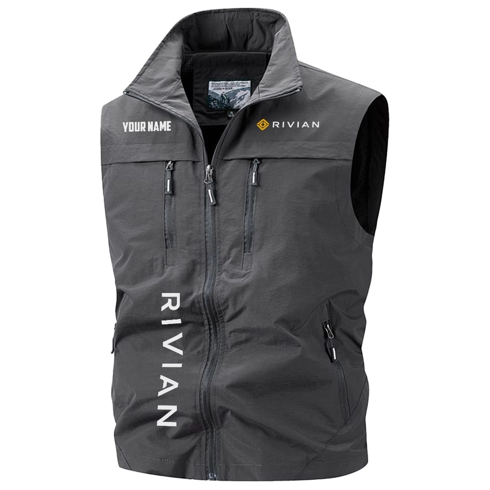 Rivian Exclusive Logo Multi-Pocket Sleeveless Vest OUFAV2100819RVZ – Rivian Vest