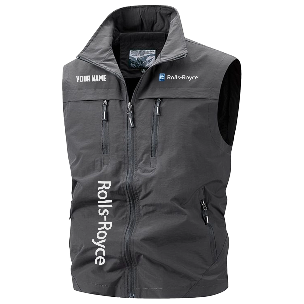 Rolls-Royce Exclusive Logo Multi-Pocket Sleeveless Vest OUFAV2100819RYZ – Rolls-Royce Vest
