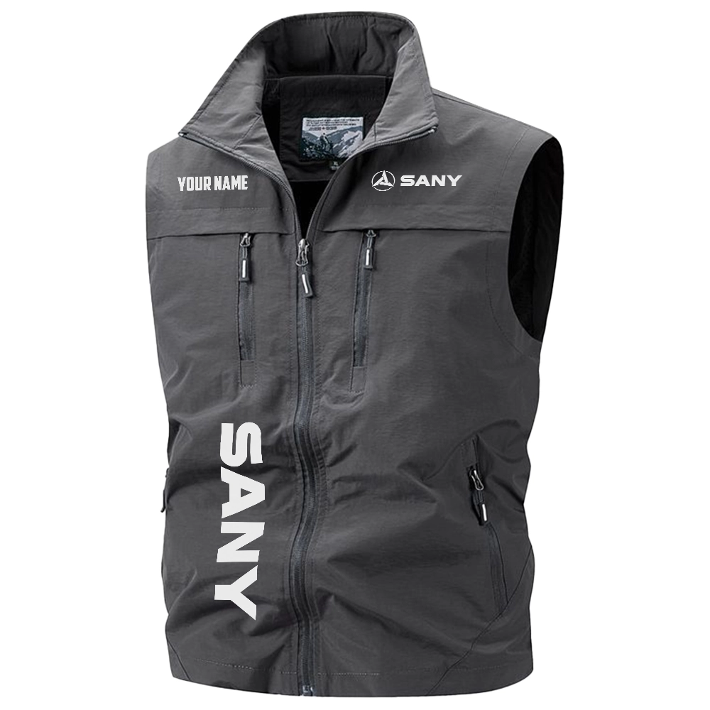 Sany Exclusive Logo Multi-Pocket Sleeveless Vest OUFAV2100819SNZ – Sany Vest