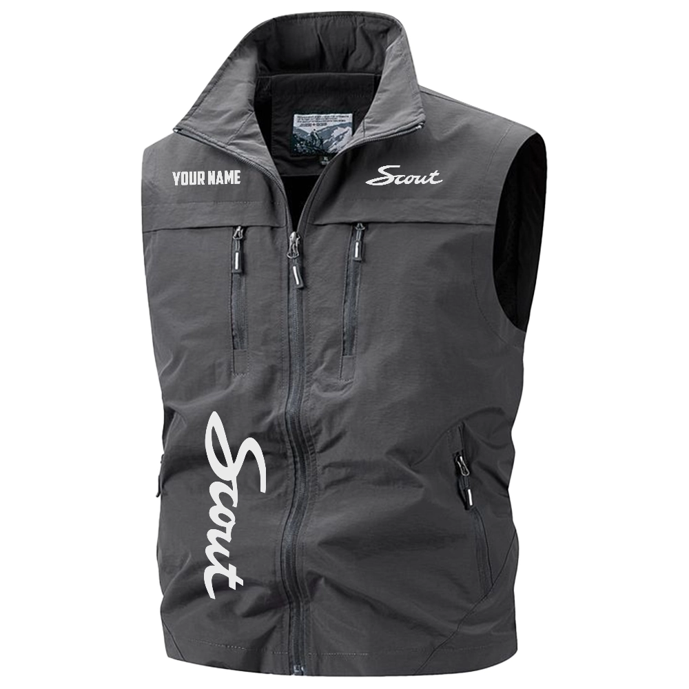 Scout Exclusive Logo Multi-Pocket Sleeveless Vest OUFAV2100819STZ – Scout Vest Scout Exclusive Logo Multi-Pocket Sleeveless Vest OUFAV2100819STZ – Scout Vest