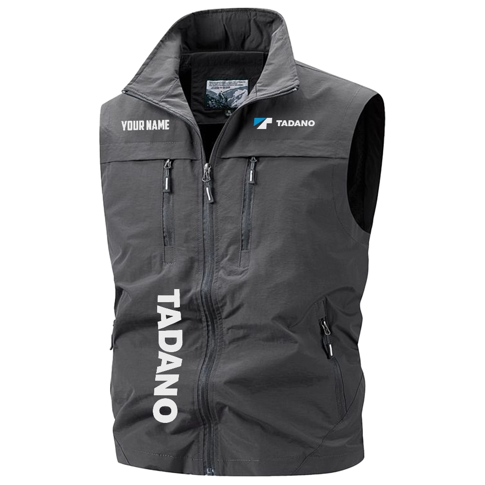 Tadano Exclusive Logo Multi-Pocket Sleeveless Vest OUFAV2100819TDZ – Tadano Vest