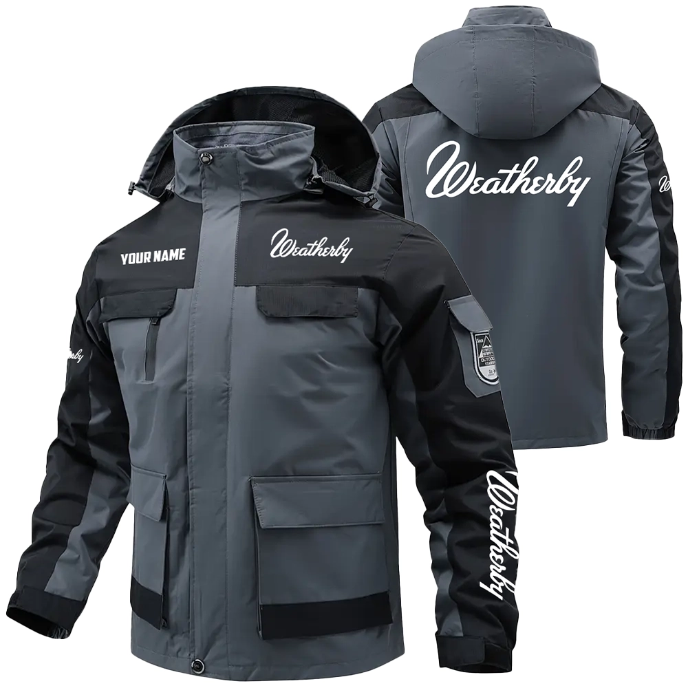 Weatherby Exclusive Logo Water Resistant Outdoor Jacket Detachable Hood OUHUV203A0815WBZ – Weatherby Jacket Weatherby Exclusive Logo Water Resistant Outdoor Jacket Detachable Hood OUHUV203A0815WBZ – Weatherby Jacket