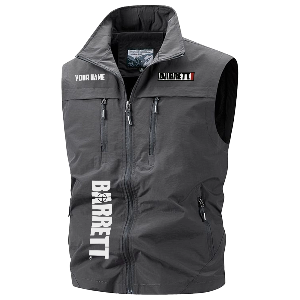 Barrett Exclusive Logo Multi-Pocket Sleeveless Vest OUHUV2100815BTZ – Barrett Vest