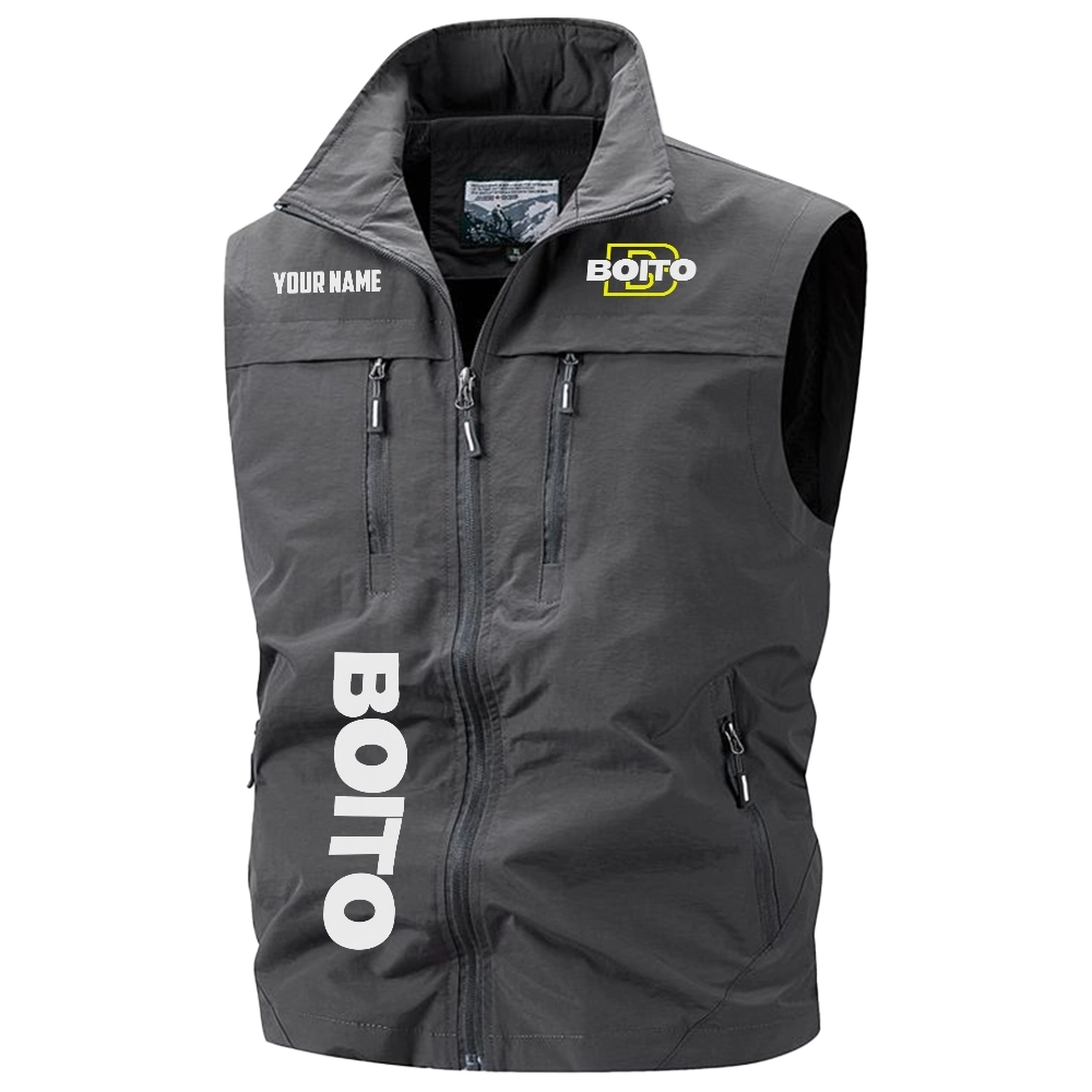 E.R. Amantino Exclusive Logo Multi-Pocket Sleeveless Vest OUHUV2100815ERZ – E.R. Amantino Vest E.R. Amantino Exclusive Logo Multi-Pocket Sleeveless Vest OUHUV2100815ERZ – E.R. Amantino Vest