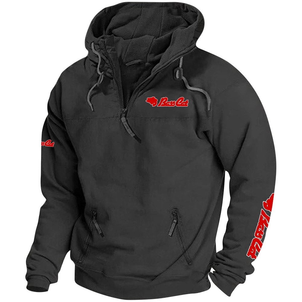 Bass Cat Exclusive Logo Tactical Quarterzip Hoodie TTFSH1880819BCZ – Bass Cat Hoodie