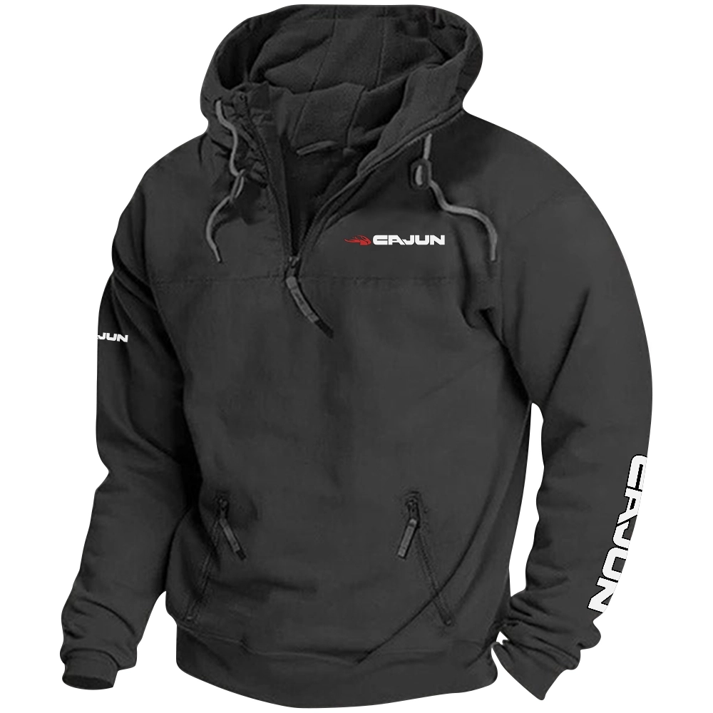 Cajun Exclusive Logo Tactical Quarterzip Hoodie TTFSH1880819CJZ – Cajun Hoodie