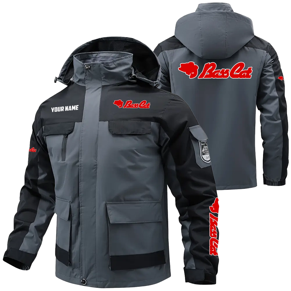 Bass Cat Exclusive Logo Water Resistant Outdoor Jacket Detachable Hood TTFSV2030819BCZ – Bass Cat Jacket Bass Cat Exclusive Logo Water Resistant Outdoor Jacket Detachable Hood TTFSV2030819BCZ – Bass Cat Jacket