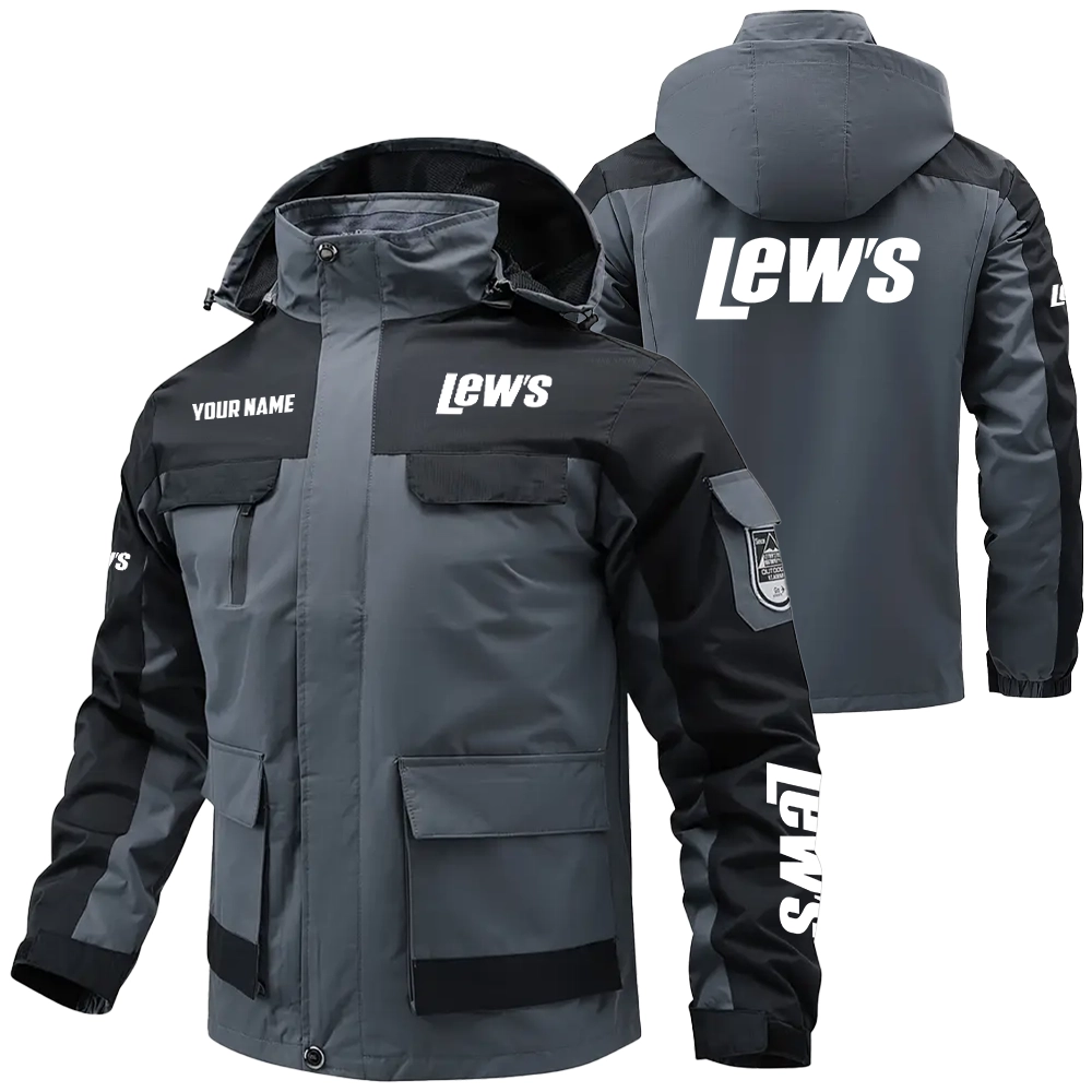Lew’s Exclusive Logo Water Resistant Outdoor Jacket Detachable Hood TTFSV2030819LSZ – Lew’s Jacket